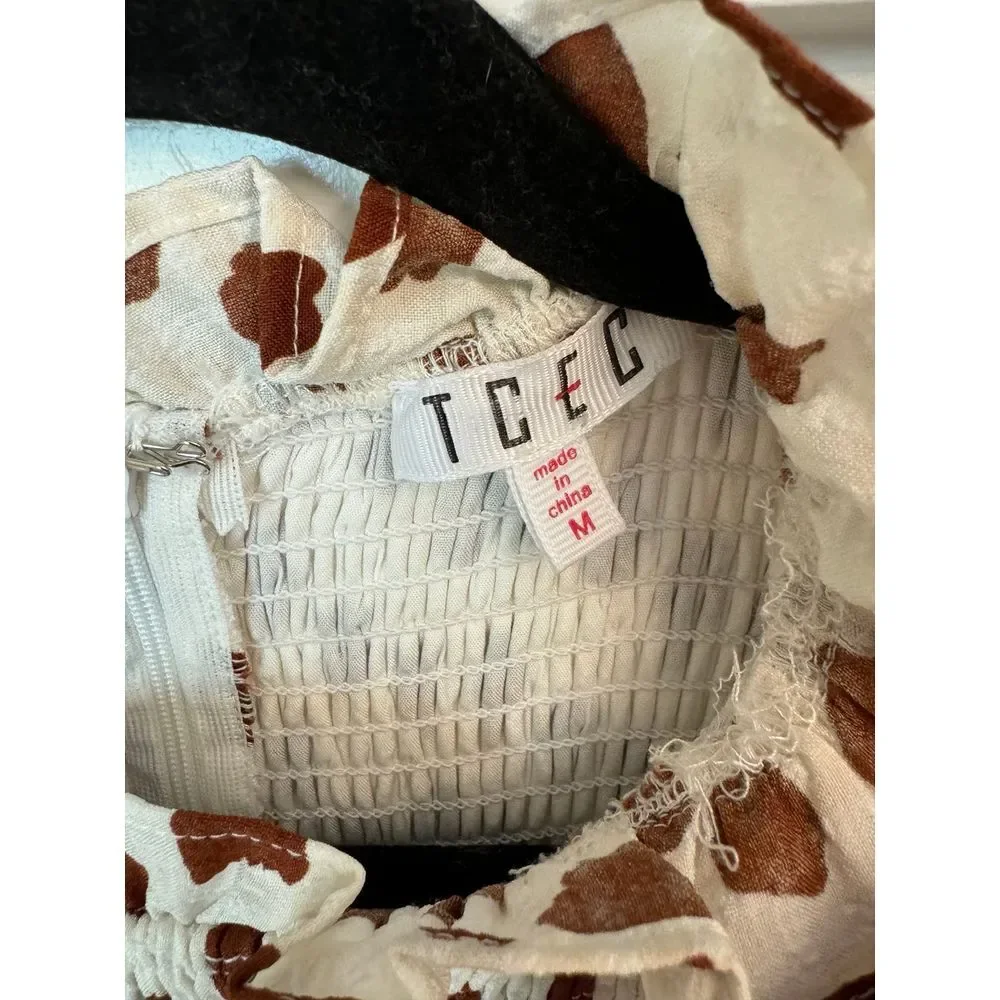 TCEC spotted dress size‎ medium